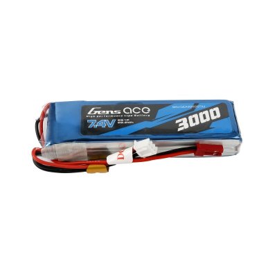 (image for) Gens ace 3000mAh 7.4V 2S1P Lipo Battery Pack