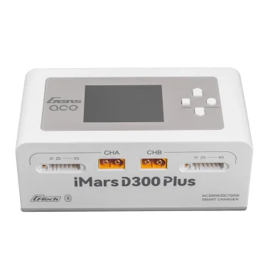 (image for) Gens ace iMars D300 Plus Smart Charger | Dual-Channel | G-tech | EW White