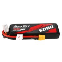 Gens ace 5000mAh 7.4V 60C 2S1P Lipo PC material case with XT60