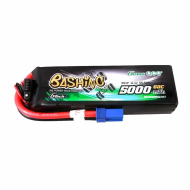 (image for) Gens ace G-Tech 5000mAh 11.1V 3S 60C Lipo Battery Pack with EC5 Plug-Bashing Series