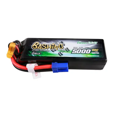 (image for) Gens ace G-Tech 5000mAh 14.8V 4S 60C Lipo Battery Pack with EC5 Plug-Bashing Series