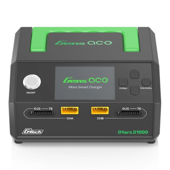 (image for) Gens ace iMars D1000 Charger Dual Channel AC 1000W G-Tech
