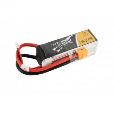 Tattu 1800mAh 14.4V 45C 4S1P Lipo Battery Pack