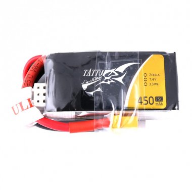 Tattu 0450mAh 7.4V 75C 2S1P Lipo Battery Pack