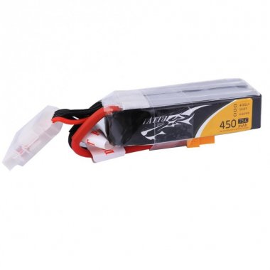 Tattu 0450mAh 14.8V 75C 4S1P Lipo Battery Pack--Long Size