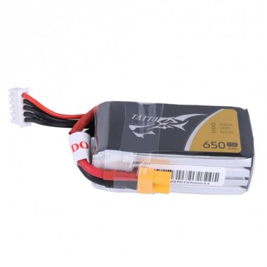 Tattu 0650mAh 14.8V 75C 4S1P Lipo Battery Pack