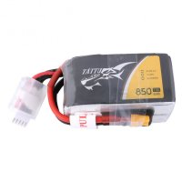 Tattu 0850mAh 14.8V 75C 4S1P Lipo Battery Pack with XT30