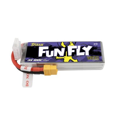 (image for) Tattu Funfly Series 1800mAh 11.1V 100C 3S1P Lipo Battery - XT60