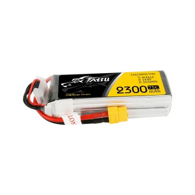 (image for) TATTU 2300mAh 14.8V 75C 4S1P Lipo Battery Pack with XT60