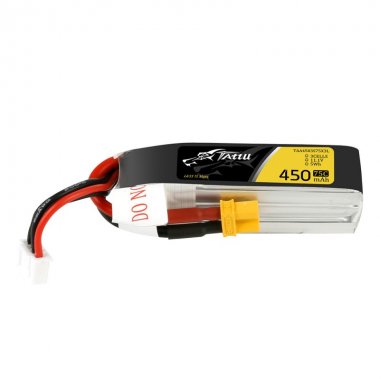 Tattu 0450mAh 11.1V 75C 3S1P Lipo Battery Pack- Long Size for H