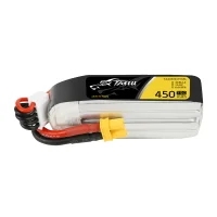 (image for) TATTU 450mAh 14.8V 75C 4S1P Lipo Battery Pack with XT30 plug--Long Size for H Frame