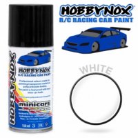 HOBBYNOX White R/C Racing Car Spray Paint 150 ml