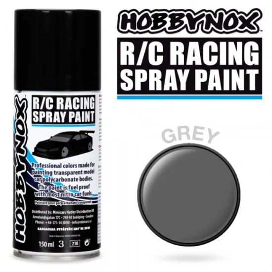 (image for) HOBBYNOX Grey R/C Racing Spray Paint 150 ml