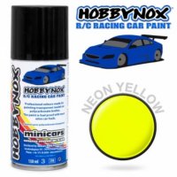 HOBBYNOX Neon Yellow R/C Racing Car Spray Paint 150 ml