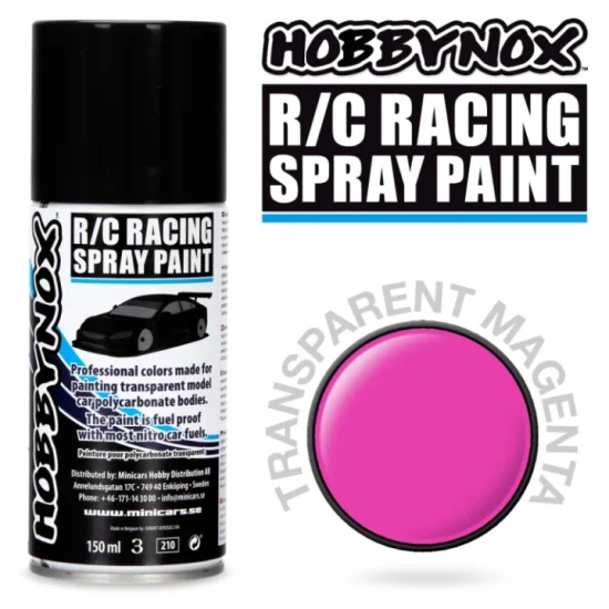 (image for) HOBBYNOX Transparent Magenta R/C Racing Spray Paint 150 ml