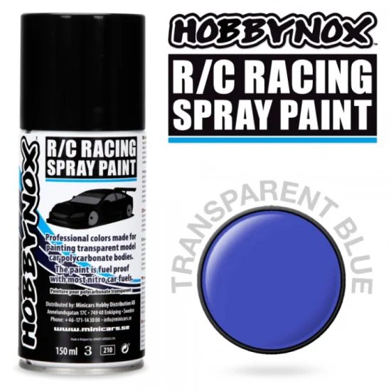 (image for) HOBBYNOX Transparent Dark Blue R/C Racing Spray Paint 150ml