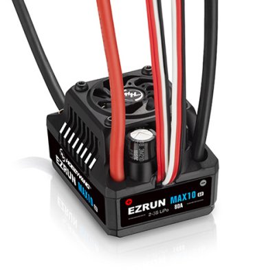 (image for) HobbyWing EzRun MAX10 G2 80A 2-3S Sensored WP ESC 1/10