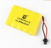 Huina Battery 400mAh 6V NiCd SM for models 1310-1510