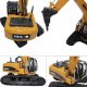 HUINA Tracked Excavator with Breaker, Alloy 1:14 16CH 2.4GHz RTR