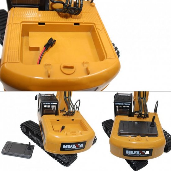 HUINA Tracked Excavator with Breaker, Alloy 1:14 16CH 2.4GHz RTR - Πατήστε στην εικόνα για να κλείσει