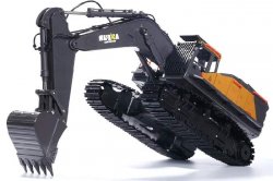 HUINA 1/14 RC EXCAVATOR 22CH W/DIE CAST CAB, BUCKET