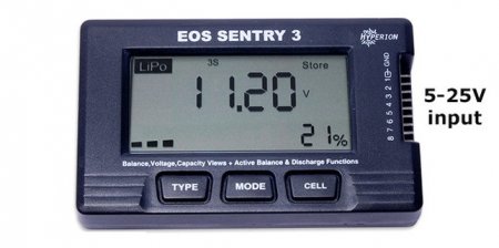 Hyperion EOS Sentry3 2~8S Battery Checker & Balancer