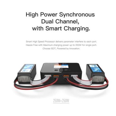 (image for) ISDT K1 Lipo Battery Balance Charger 1-6S AC 100W DC 2 x 250W