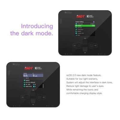 (image for) ISDT K1 Lipo Battery Balance Charger 1-6S AC 100W DC 2 x 250W
