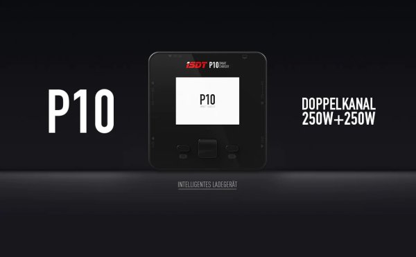 (image for) ISDT P10 Smart Lipo Charger DC 250 W/10 A x 2 Dual Channel