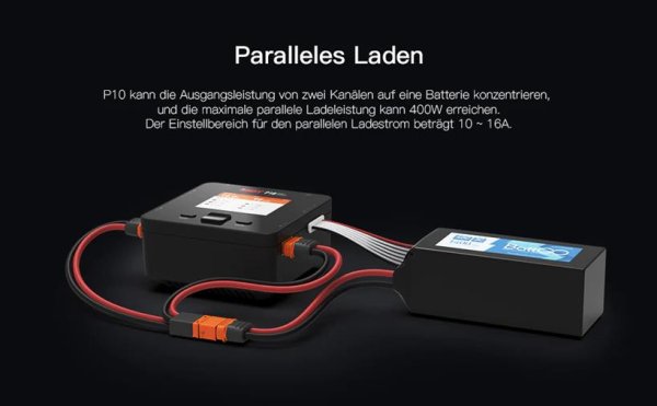 (image for) ISDT P10 Smart Lipo Charger DC 250 W/10 A x 2 Dual Channel