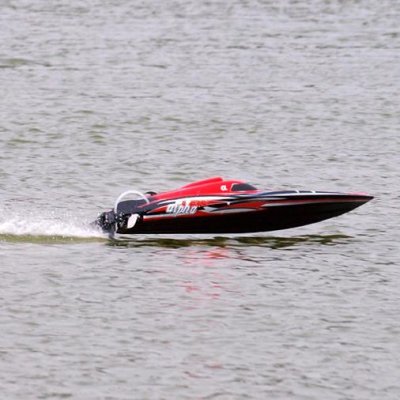 (image for) Joysway Alpha 1000mm Brushless V-Boat ARTR Red