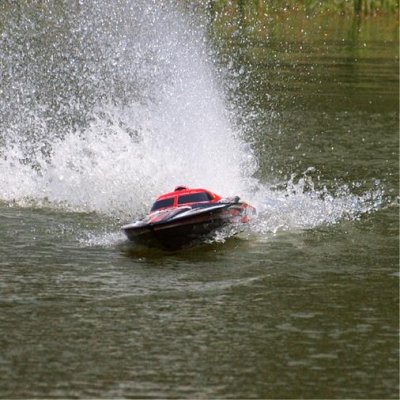 (image for) Joysway Alpha 1000mm Brushless V-Boat ARTR Red