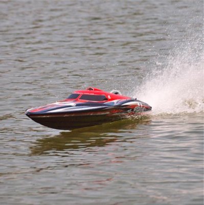 (image for) Joysway Alpha 1000mm Brushless V-Boat ARTR Red