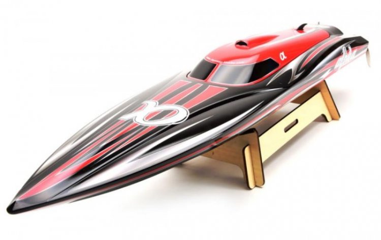 Joysway Alpha 1000mm Brushless V-Boat ARTR Red - Click Image to Close