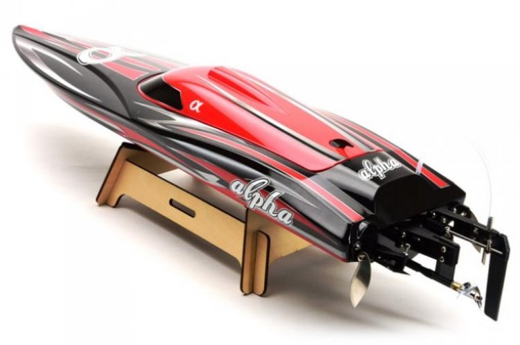 Joysway Alpha 1000mm Brushless V-Boat ARTR Red - Click Image to Close