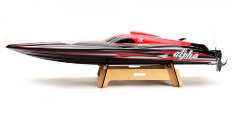 Joysway Alpha 1000mm Brushless V-Boat ARTR Red - Click Image to Close