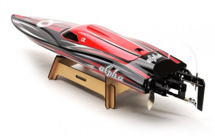 Joysway Alpha 1000mm Brushless V-Boat ARTR Red - Click Image to Close