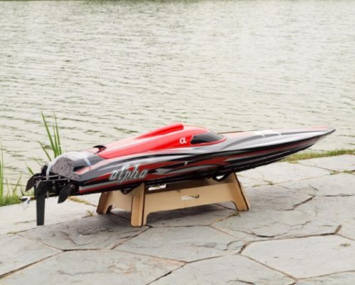 (image for) Joysway Alpha 1000mm Brushless V-Boat ARTR Red