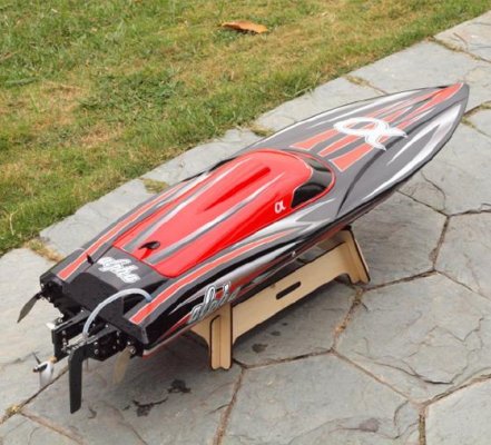 (image for) Joysway Alpha 1000mm Brushless V-Boat ARTR Red