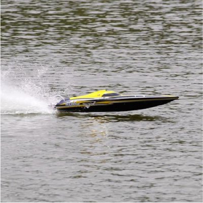 (image for) Joysway Alpha 1000mm Brushless V-Boat ARTR Yellow