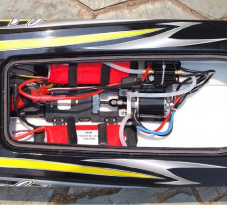 (image for) Joysway Alpha 1000mm Brushless V-Boat ARTR Yellow