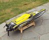 Joysway Alpha 1000mm Brushless V-Boat ARTR Yellow