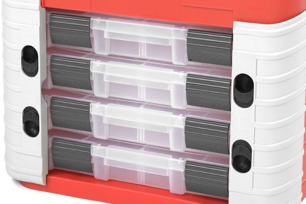 (image for) TEAM CORALLY Pit Case - 4 Assortment Box Drawers - Universal Pre-Cut Foam