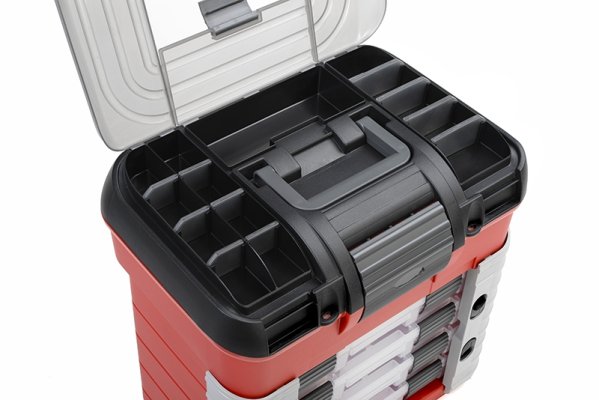 (image for) TEAM CORALLY Pit Case - 4 Assortment Box Drawers - Universal Pre-Cut Foam