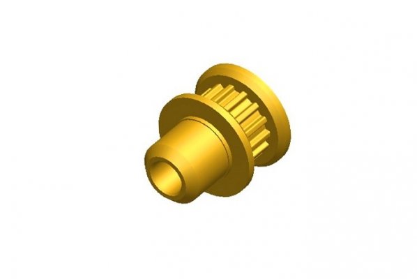 (image for) (KC-360-064) Tail shaft spiral bevel gear (umbrella gear) 17T