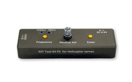 KST Tool 3 setting "servo center" toggle 1520/760us