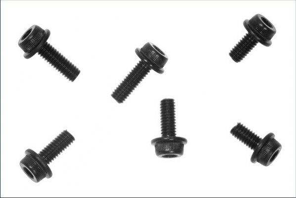 (image for) KYO1154 FLANGED CAP 4MM METALLIC SCREWS 8-12MM