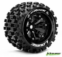 Louise Tire & Wheel MT-ROCK 3,8" Black 1/2-offset (2)