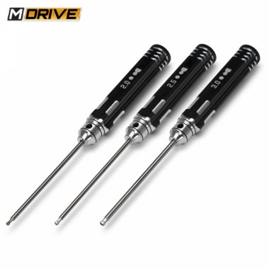 M-DRIVE Allen Wrench Ball Hex Tool Set 2, 2.5 & 3mm