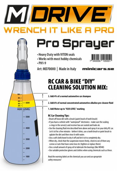 M-DRIVE Pro Sprayer Bottle 600ml VITON - Πατήστε στην εικόνα για να κλείσει